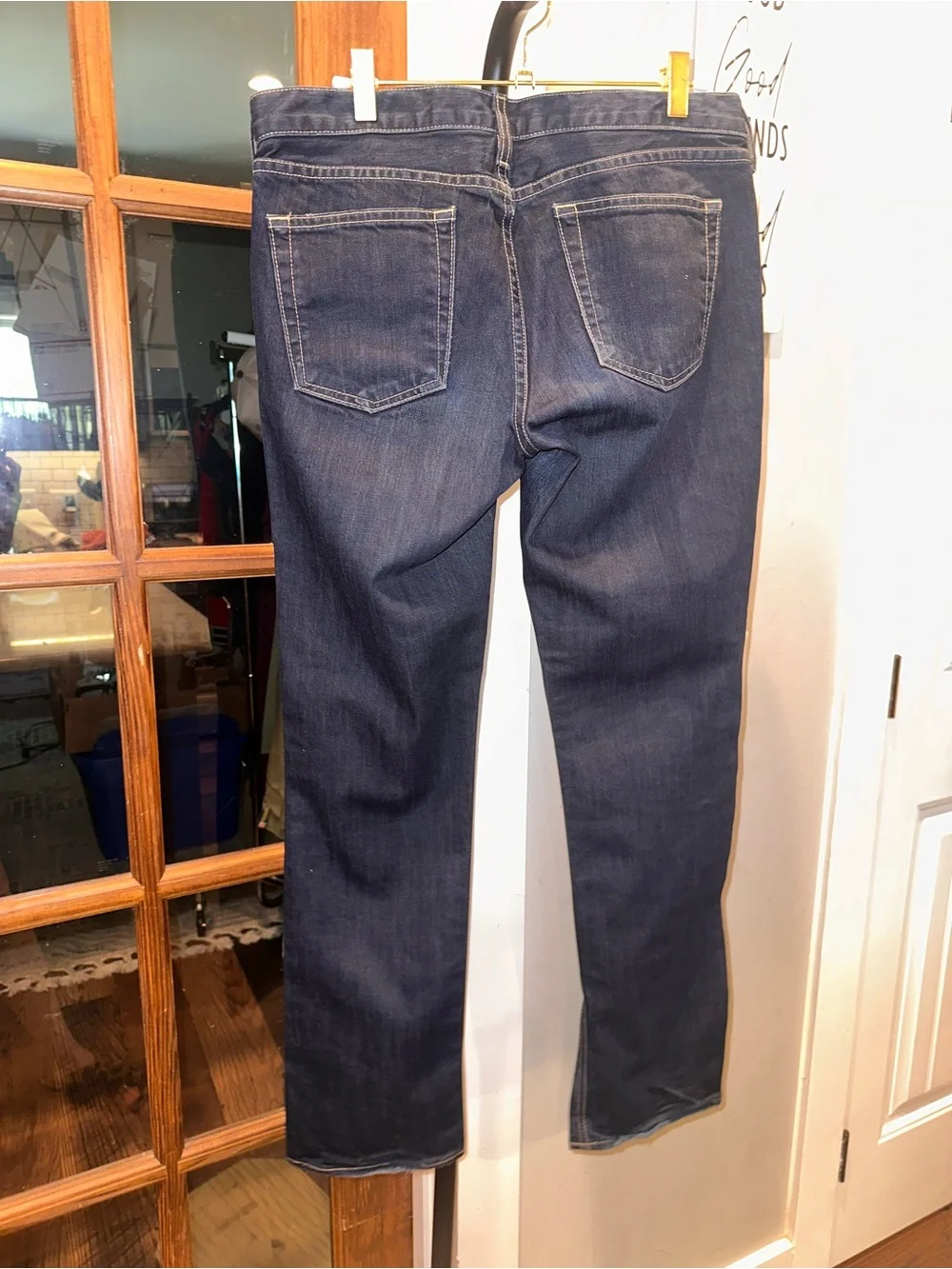 J Crew Matchstick Size 29S Dark Wash Straight Leg‎ Jeans
